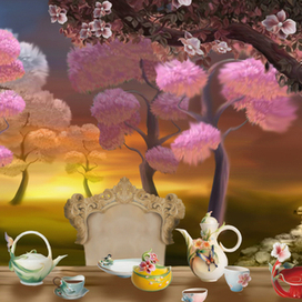 Декорации к спектаклю " Принцесса Анастасия " для ледового театра Елены Бережной 2013г.