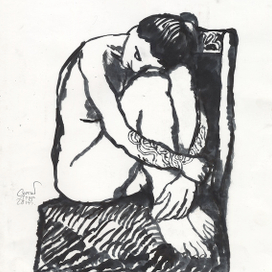 Девушка с татуировками