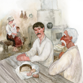 Украинская народная сказка "НАЗВАНИЙ БАТЬКО"