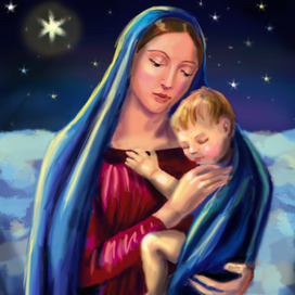 рождественская открытка