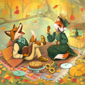 Осенний пикник
