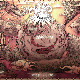 Мифологическая карта Эдды