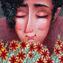 Иллюстрация для сказки Вильгельма Гауфа "Карлик Нос"