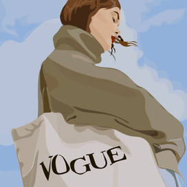 Девушка VOGUE 