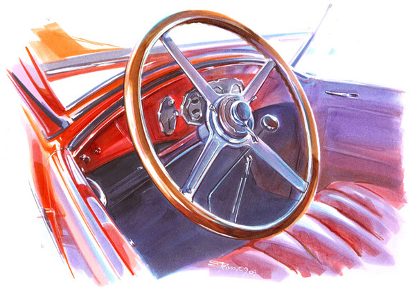 1928 Buick 24 interior