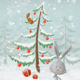 Рождественский зайка