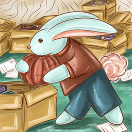 Зайчик переезжает 