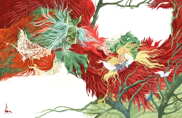 Иллюстрация к книге "Плащ Тролля" Анны Валенберг