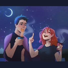 Аватар для пары "Звездная ночь"