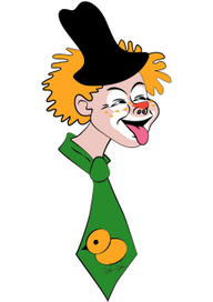 Смех (из серии "Клоуны")