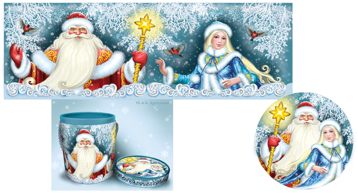 Дед Мороз и Снегурочка