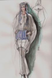 Пальто в готическом стиле