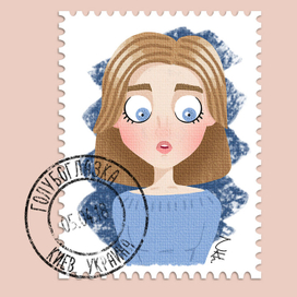 Девочка в синей кофточке