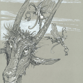 эльфы и коза