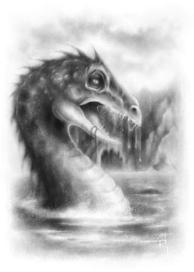 змей водный