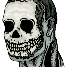 Оскал ожившего мертвеца