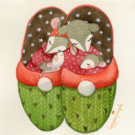 с милым рай и в тапке