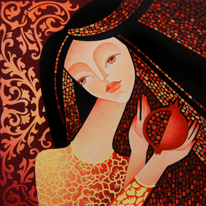 "Девушка c гранатом" 