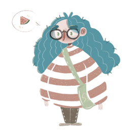 девочка хочет арбуз