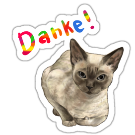 Стикер с котом