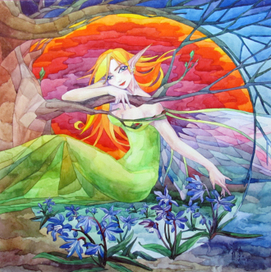 Эльфийка в Пролесках