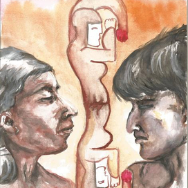 По мотивам выставки о нелегкой судьбе мексиканцев:)