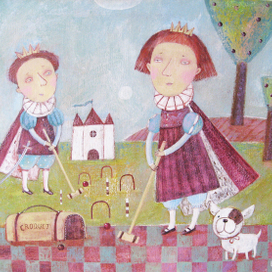 "Игра в крокет" 