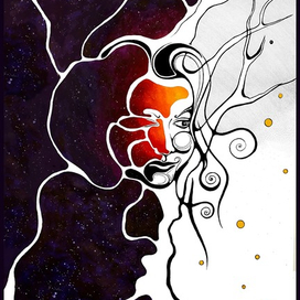 Все мы состоим из этой реальности и звездной пыли. Автопортрет.