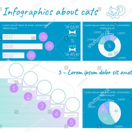 Инфографика о кошках