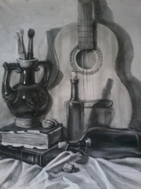натюрморт с гитарой