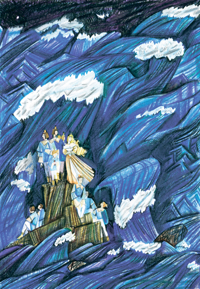 шторм. "дикие лебеди"