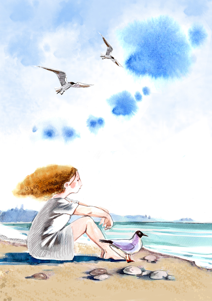 Созерцательное-2 (вертикальный вариант:)