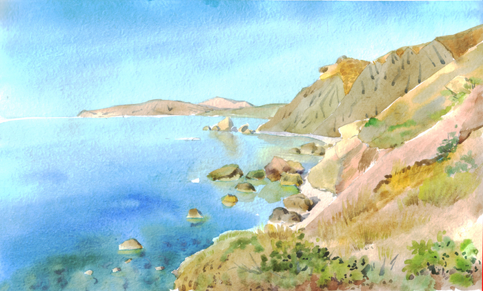 Утро. Вид на Меганом