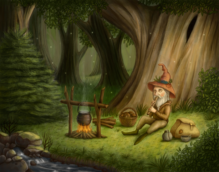 Гном на привале