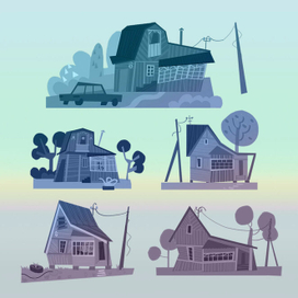 Эскизы к концепции дома