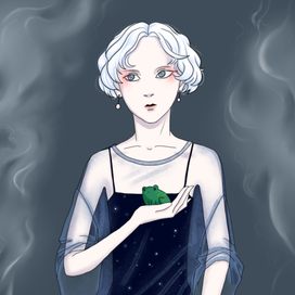 Девочка с лягушкой