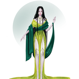 Античная девушка