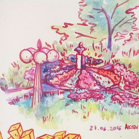 Картошка и сад Эрмитаж