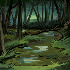 Фон для игры (Гиблое болото)