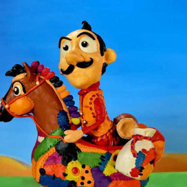 Герои армянских сказок, сделанные из пластилина