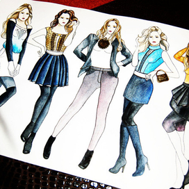 Collection of contemporary apparel based costume sardinia