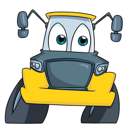 Машинка мультяшка