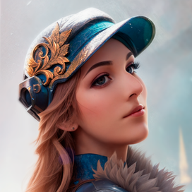 Девушка в шляпе с красивым взглядом 