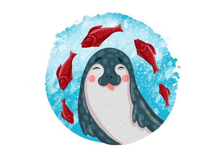 Зимние наклейки