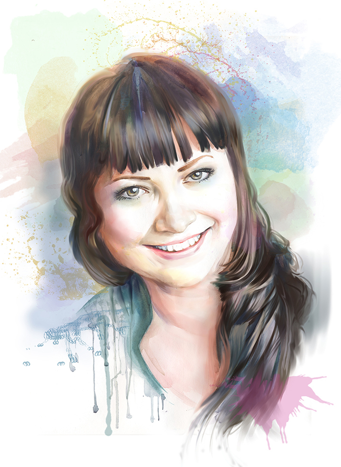 Девушка в акварели