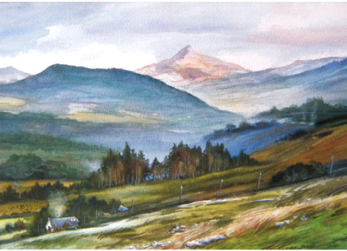 ,,Пик Ирландии в долине Wicklow,,