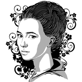 Портрет девушки блогера