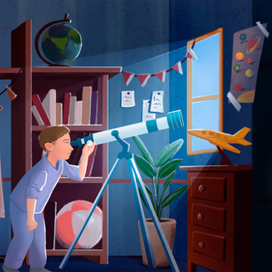 Иллюстрация к книге "Эликсир счастья" для homopon