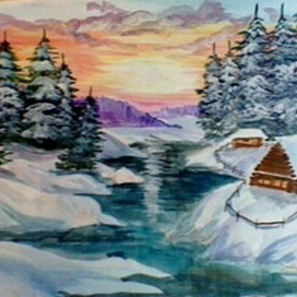 Зима в России