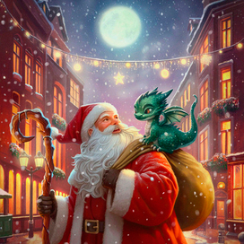 Новогодняя открытка